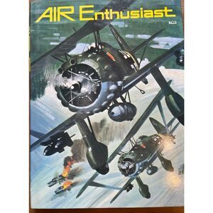 AIR ENTHUSIAST HARDBACK BOOK WITH DJ VOL 2 JANUARY - JUNE 1972 BOUND MAGAZINE